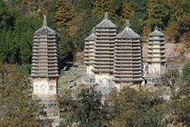 银山塔林风景区景点天气实景图