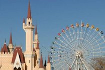 北京石景山游乐园景点天气实景图