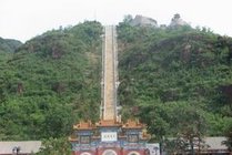 丫髻山景区景点天气实景图