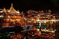 豫园景点天气实景图