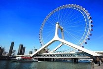 天津之眼摩天轮景点天气实景图