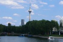 天津水上公园景点天气实景图