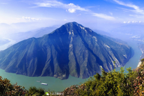 奉节白帝城瞿塘峡风景区景点天气实景图