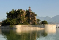 重庆忠县石宝寨景点天气实景图