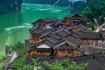 龚滩古镇景点天气实景图