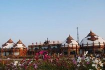 格根塔拉草原旅游中心景点天气实景图