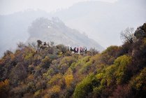 驼梁景区景点天气实景图