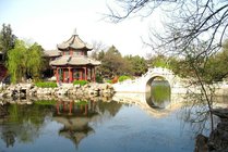 古莲花池景点天气实景图