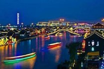 唐津运河生态旅游度假景区景点天气实景图