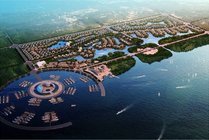 唐山湾国际旅游岛景点天气实景图