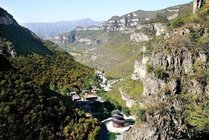 藏山旅游风景区景点天气实景图