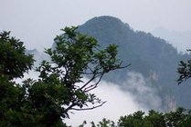 历山风景区景点天气实景图