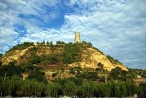 宝塔山景点天气实景图
