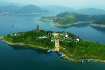 瀛湖风景区景点天气实景图