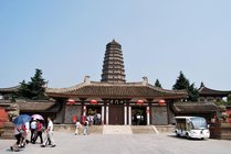 法门寺文化景区景点天气实景图