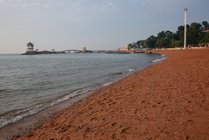 海滨风景区景点天气实景图
