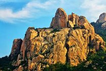 崂山风景区景点天气实景图