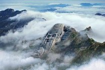 费县沂蒙云瀑洞天景点天气实景图