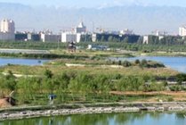 张掖国家湿地公园景点天气实景图