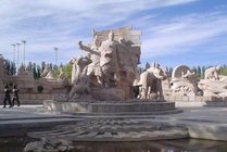 西汉酒泉胜迹景点天气实景图