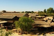 敦煌古城景点天气实景图