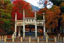 天平山风景区景点天气实景图