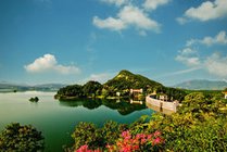 香山湖风景区景点天气实景图