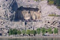 龙门石窟景区景点天气实景图