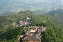 金顶山风景区景点天气实景图