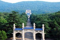 中山陵景点天气实景图