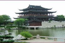 盘门景区景点天气实景图
