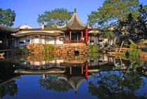 网师园景点天气实景图