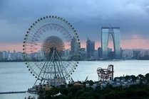 金鸡湖景区景点天气实景图