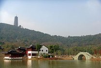 香山风景区景点天气实景图