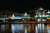 濠河风景名胜区景点天气实景图