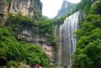 三峡大瀑布景点天气实景图