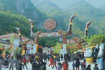 宜昌市古潮音洞度假山寨景点天气实景图