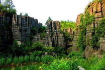 梭布垭风景区景点天气实景图