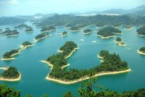 淳安县千岛湖风景区景点天气实景图