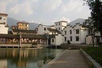 杭州龙门古镇景点天气实景图