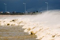 海宁盐官观潮景区景点天气实景图