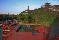 招宝山旅游风景区景点天气实景图