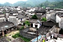 西递古民居景区景点天气实景图