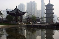 芜湖滨江公园景点天气实景图