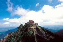 九华山风景区景点天气实景图