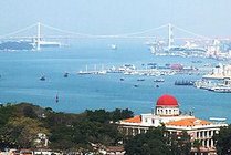 厦门海沧大桥旅游区景点天气实景图