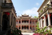 海天堂构景点天气实景图