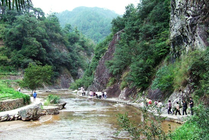 白水洋风景区景点天气实景图