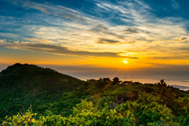 庐山风景区景点天气实景图