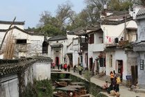 李坑风景区景点天气实景图